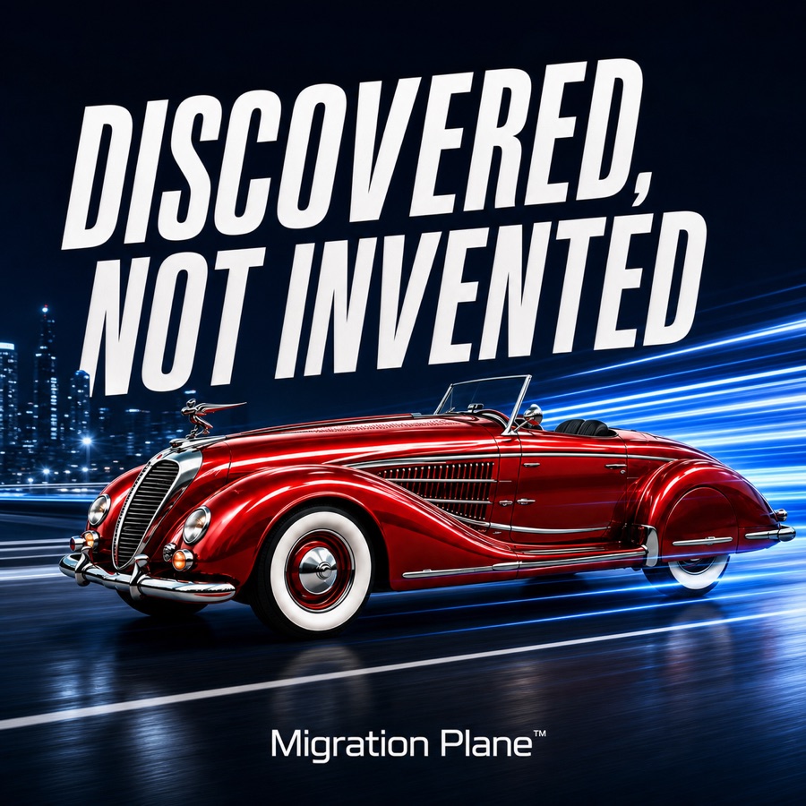 MigrationPlane — Discovered, not invented